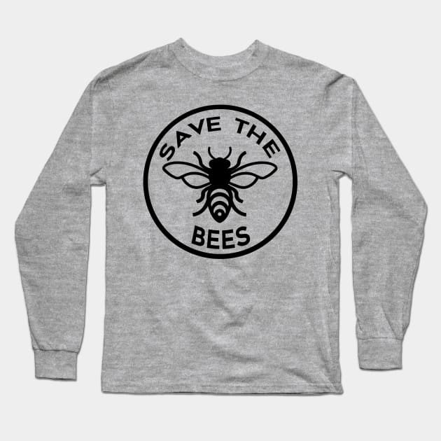 Save the bees Long Sleeve T-Shirt by PaletteDesigns